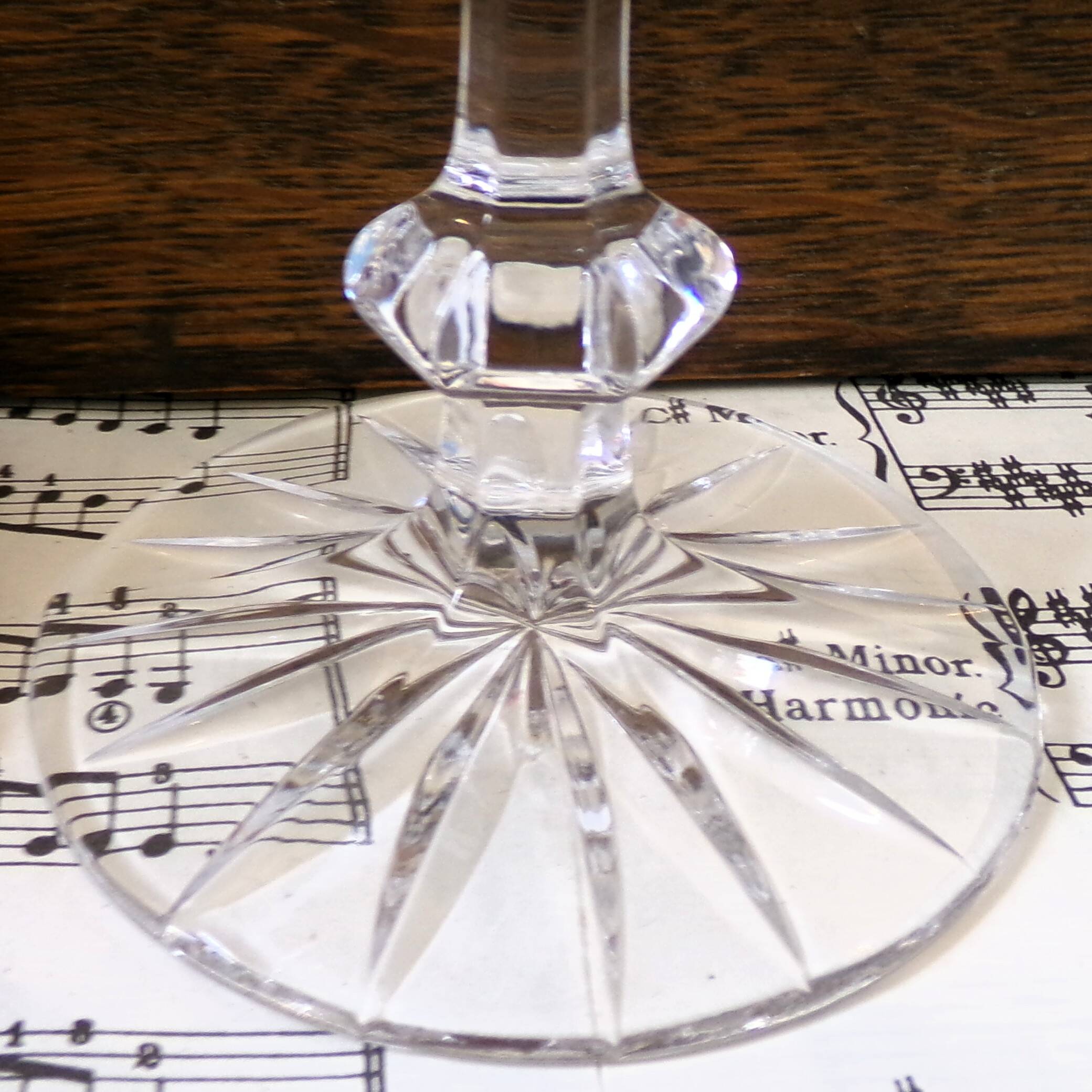 Large crystal bowl, ideal as a centrepiece or candlestick.