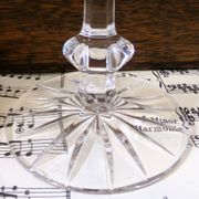 Large crystal bowl, ideal as a centrepiece or candlestick.