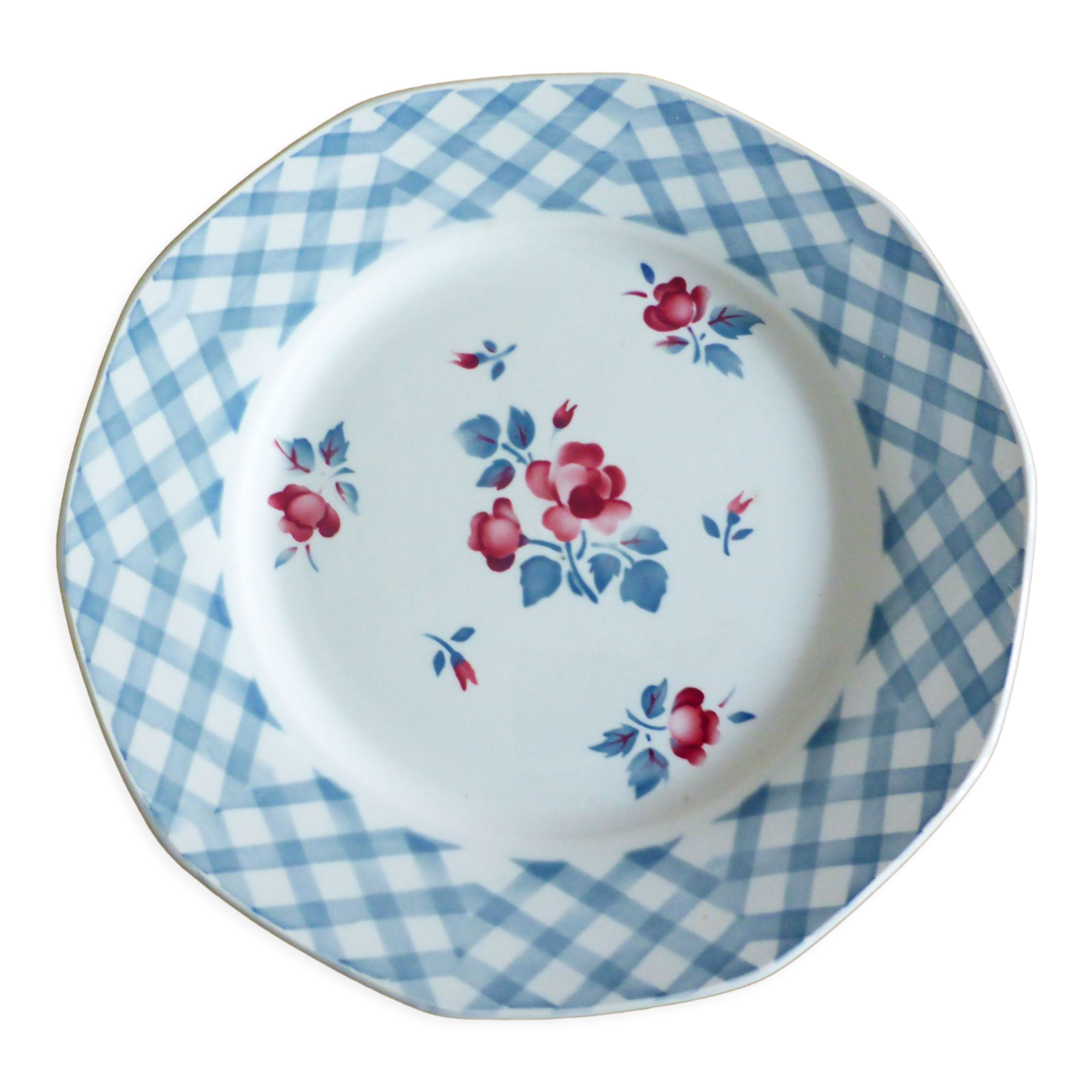 Plate Digoin Sarreguemines model Bastia