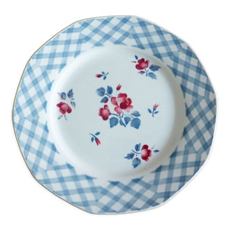 Assiette plate Digoin Sarreguemines modèle Bastia