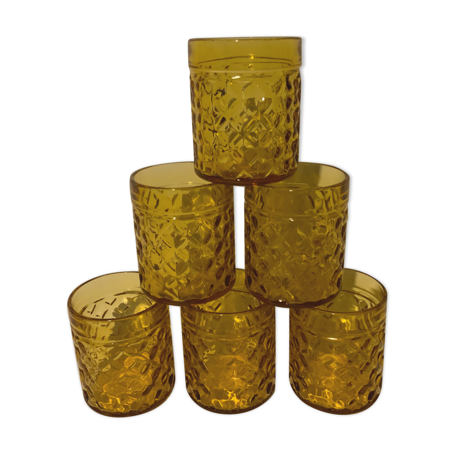 Pineapple glasses Selency x Monoprix Croisé Laroche