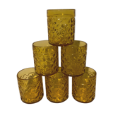 Pineapple glasses Selency x Monoprix Croisé Laroche