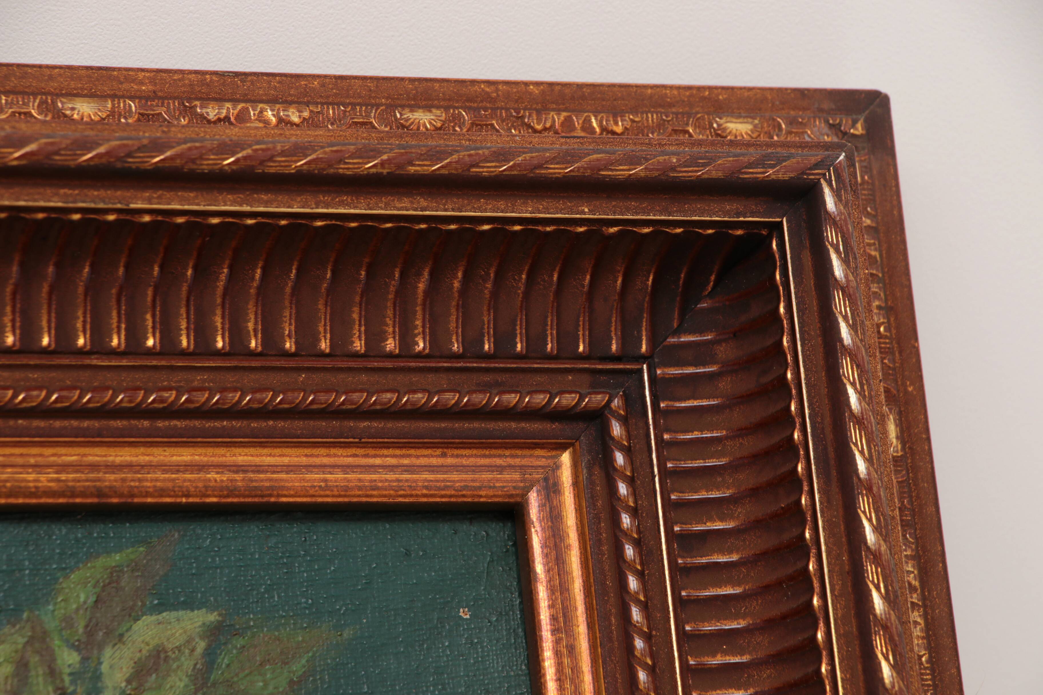 Painting still life with roses signed with J.Ter Haak,1970