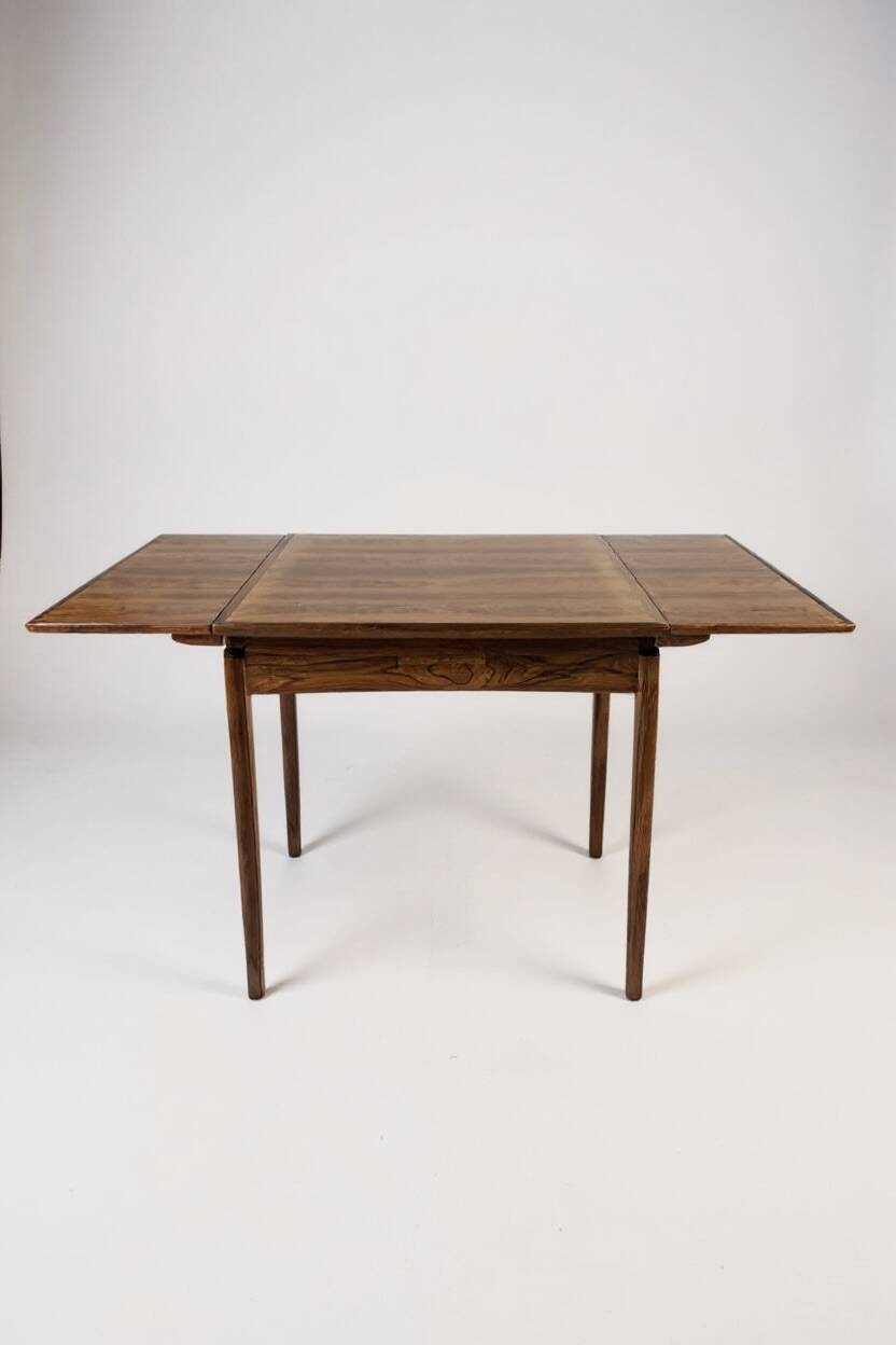 Table à manger carrée extensible scandinave - Poul Hundevad - 1960
