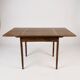 Table à manger carrée extensible scandinave - Poul Hundevad - 1960