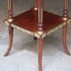 Home / Very finely crafted veneered wooden pedestal. With its marble
