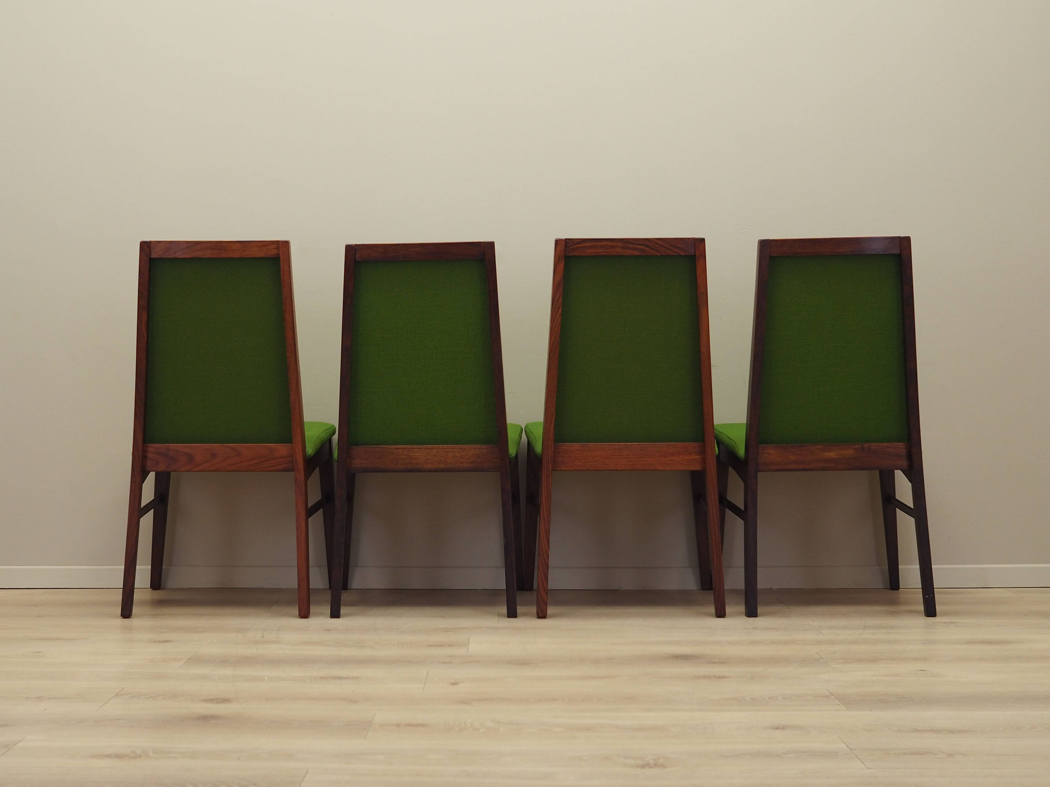 Set of four rosewood chairs, Danish design, 1970s, manufacturer: Dyrlund
