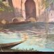 Large oil on canvas from the 20th century signed J. Beyly.