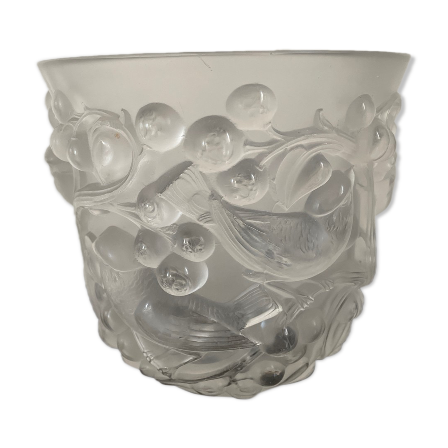Lalique vase crystal