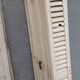 Set of 10 vintage wooden double shutters.