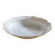 White presentation plate / serving plate "Mathilde"