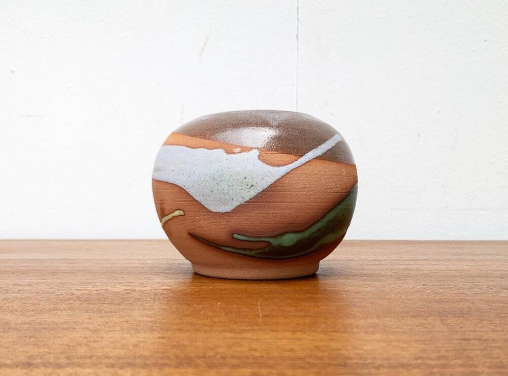 Vintage pottery vase from Alfa Dom Pottery, Dominican Republic.