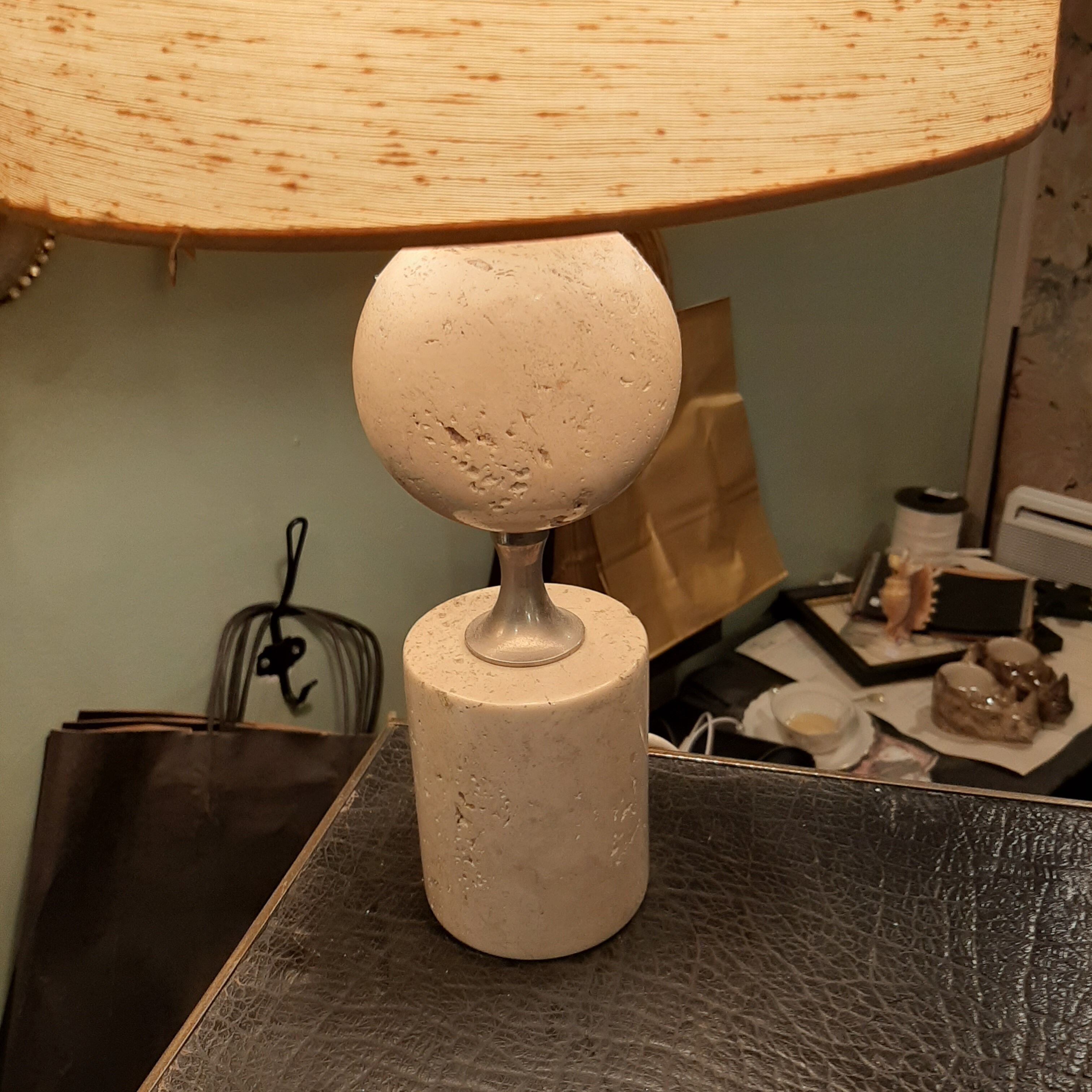Vintage marble lamp