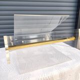 Vintage plexiglass magazine rack