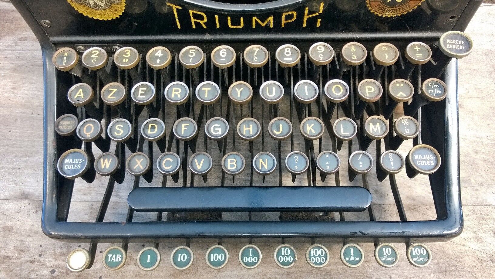 Triumph 1930 typewriter