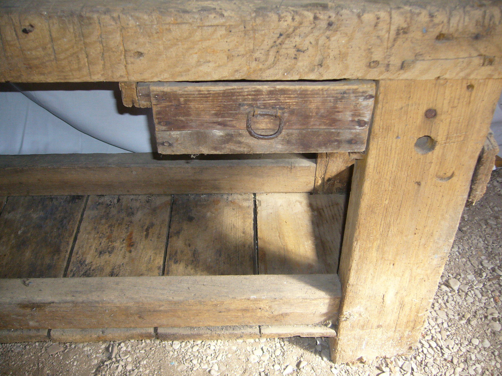 Old-established with its vertical wooden noose and drawer