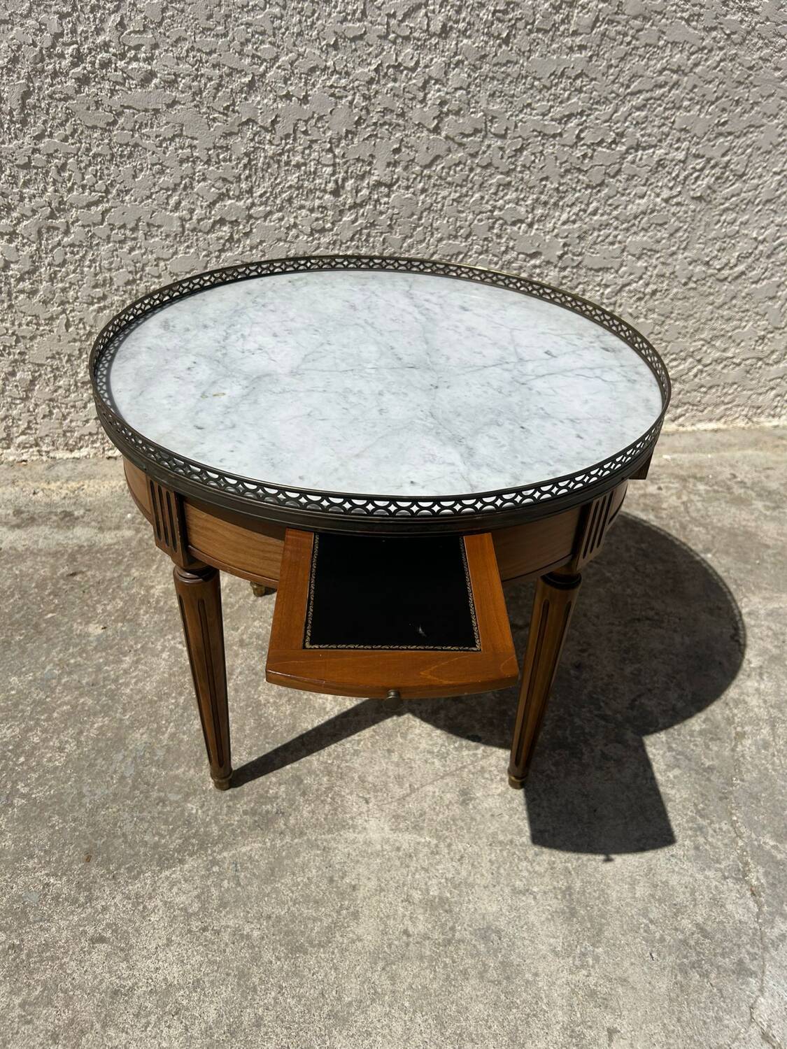 Louis XVI style hot water bottle coffee table