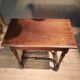 Rectangular side table from the eighteenth century.