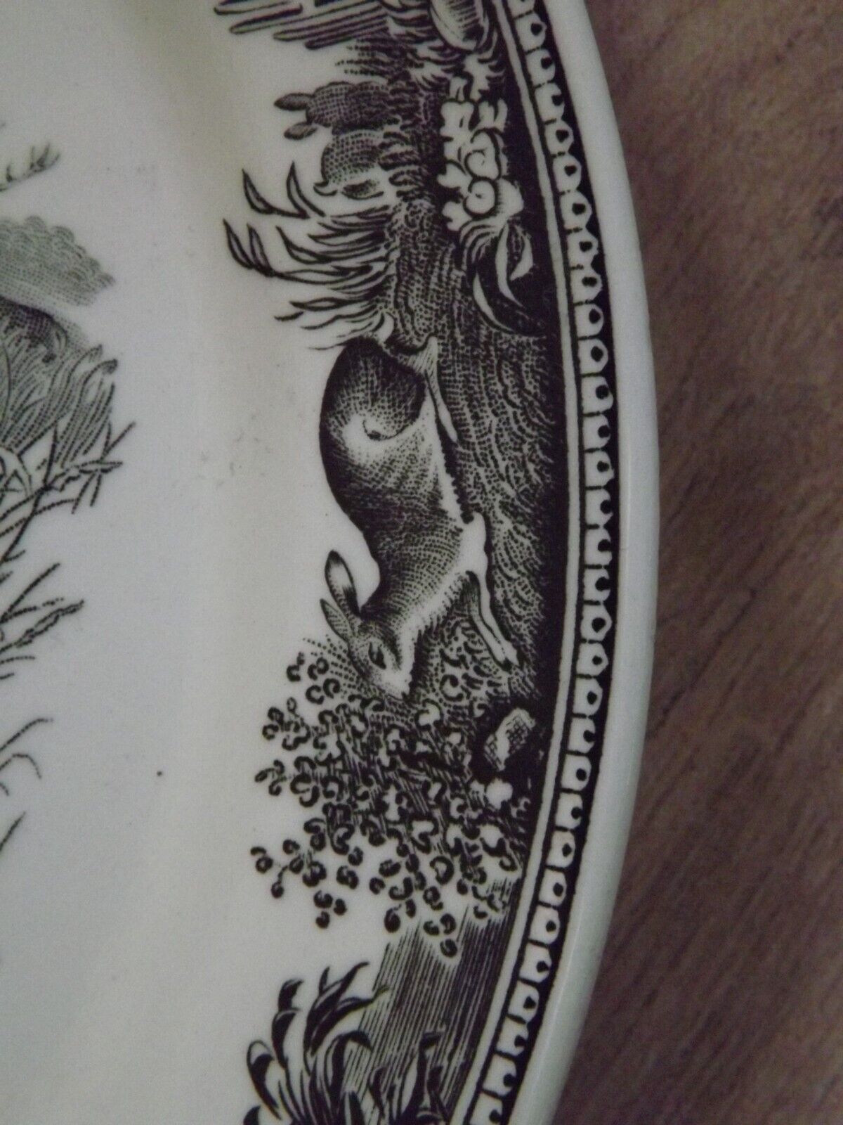 Lot de 3 assiettes, scène de chasse, Villeroy & Boch