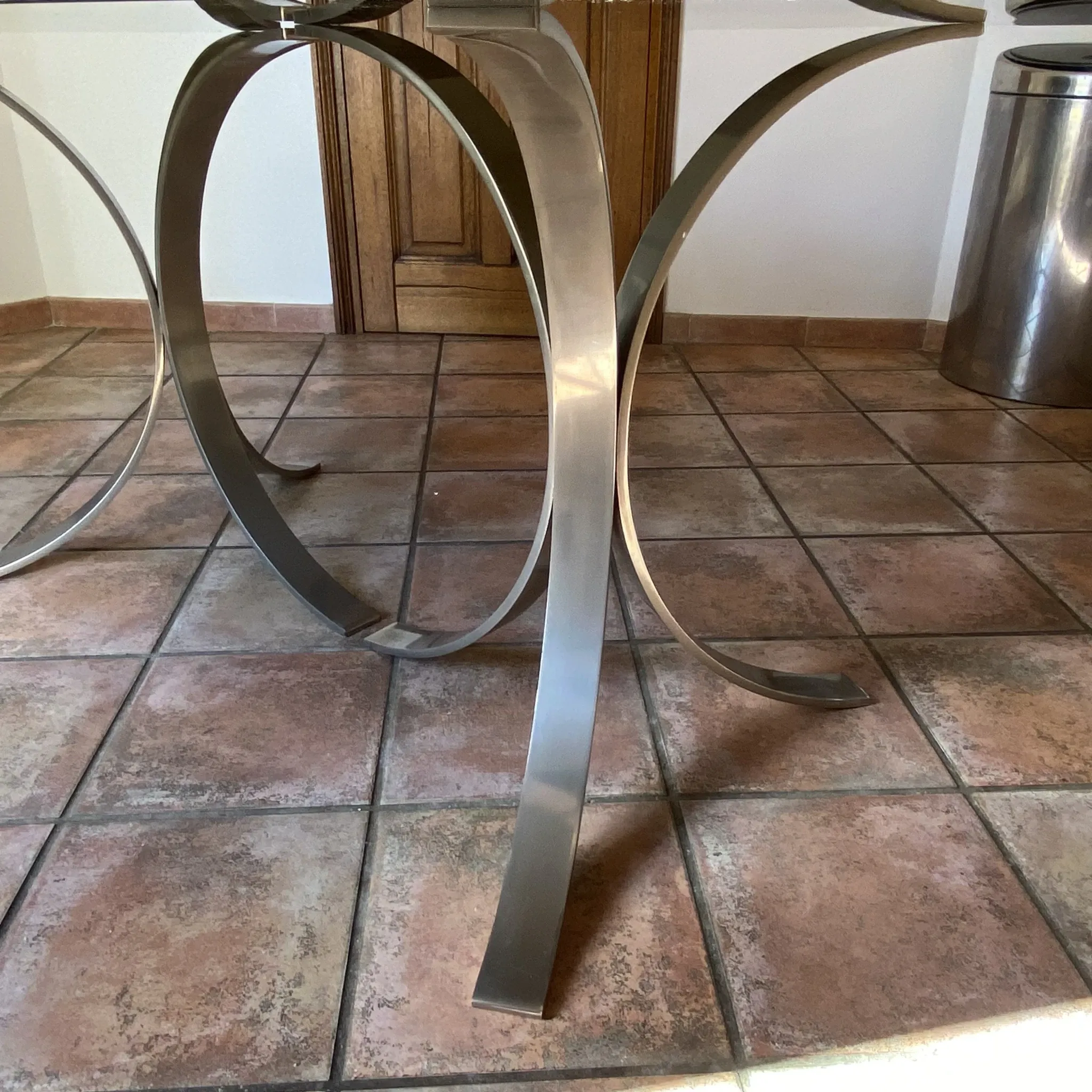 ROCHE BOBOIS table. 1970. Space age. 190x110.