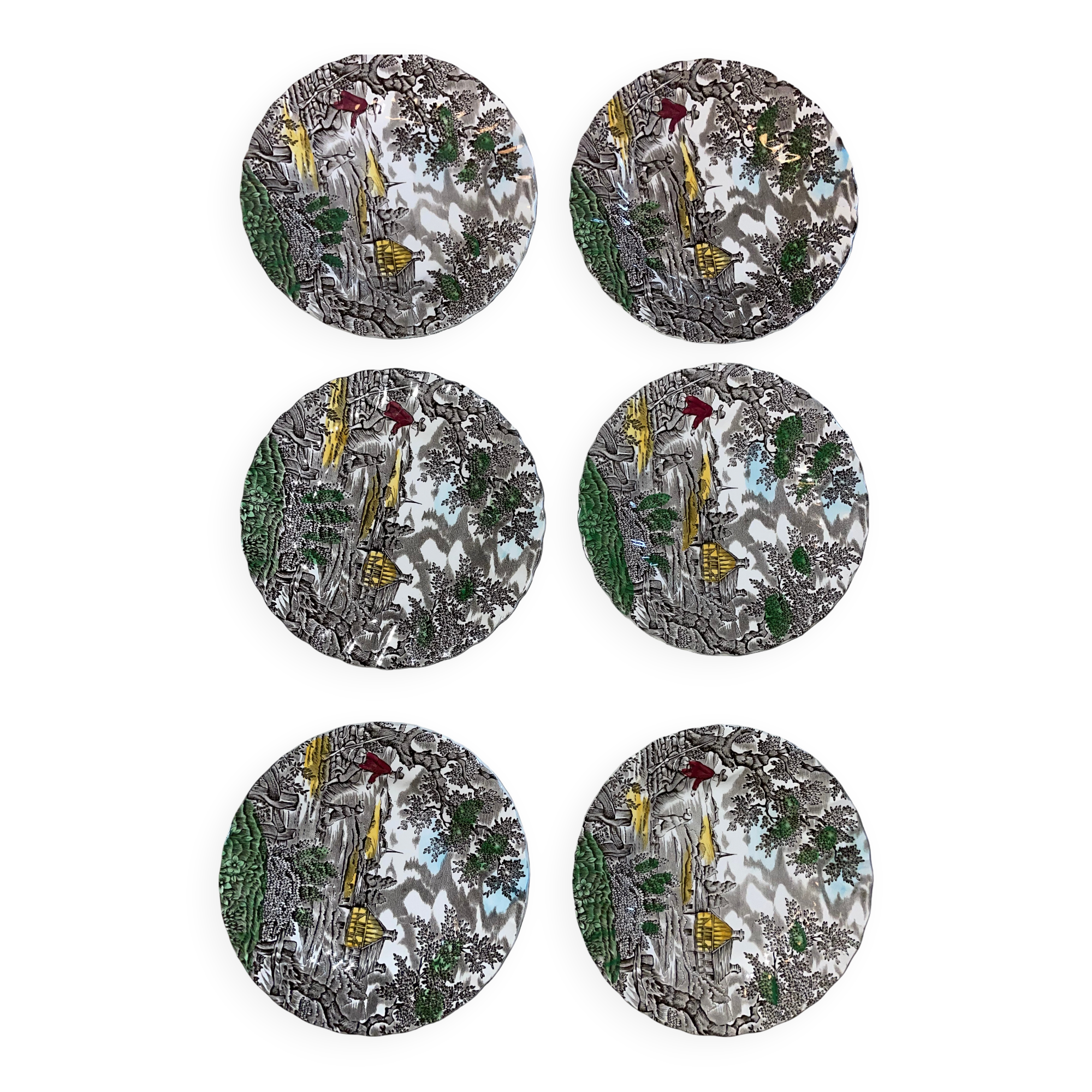 Dessert plates The Hunter