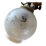 Chandelier with glass globes ( 5 globes)