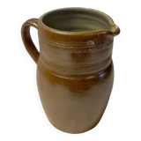 Old stoneware pitcher