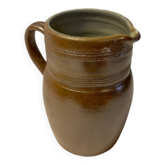 Old stoneware pitcher