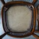 Fake pair of Kohn and Turpe tanned bistro chairs, circa 1900,