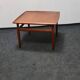 Table basse vintage en teck attribuée à Grete Jalk pour Glostrup