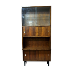 Bibliothèque rénovée vitrine années 1960 rétro vintage, Polska