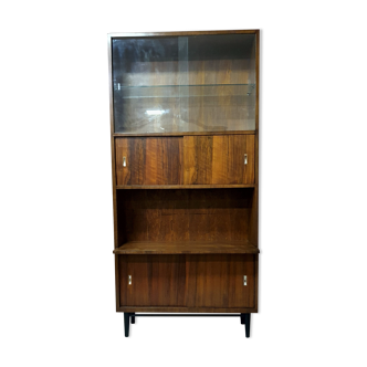 Bibliothèque rénovée vitrine années 1960 rétro vintage, Polska
