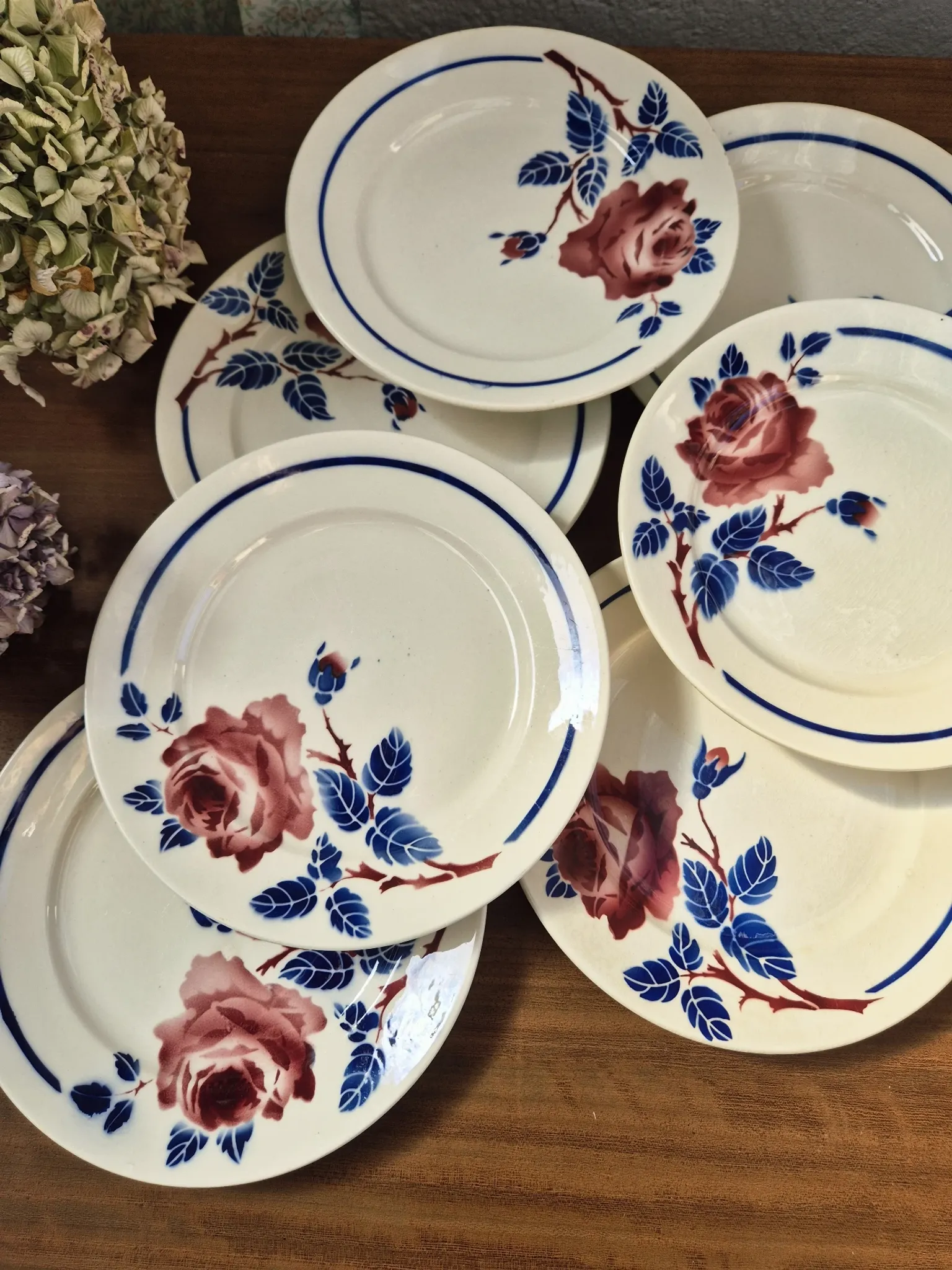 Vintage Luneville plates