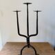 Antique wrought iron candlestick