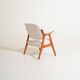Scandinavian oak armchair, 1960s