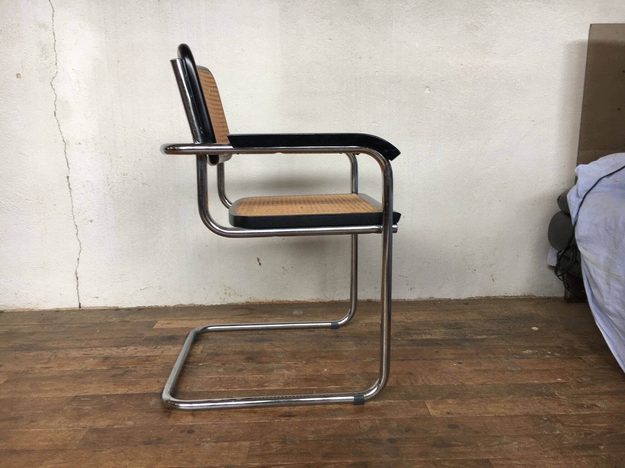 Fauteuil Marcel Breuer b32 vintage 1950 noir