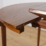 Mid-Century Teak Dining Table and Chairs Set by Hans Olsen for Frem Røjle.