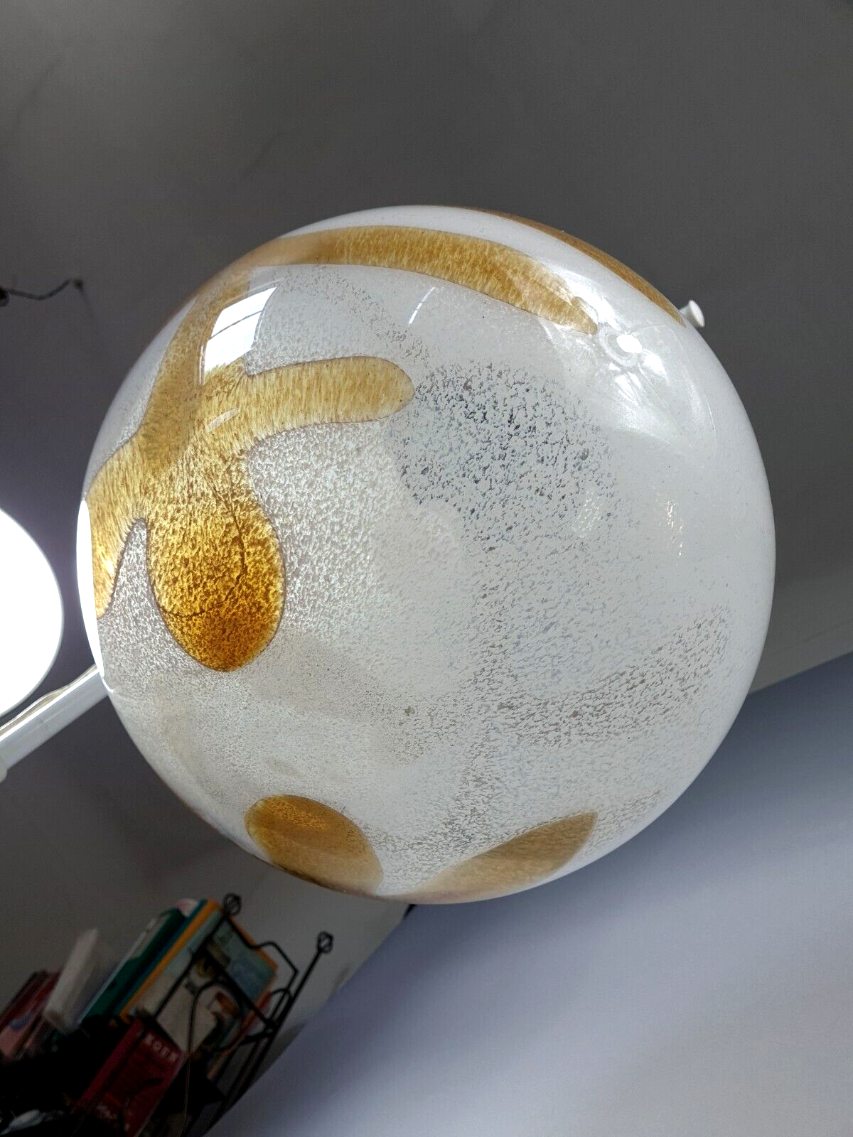 Suspension ball glass Murano/ Venice 43x65 cm D. state SB