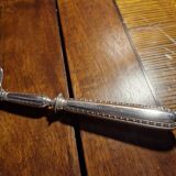 Old silver plated metal pie/cake server - Argental 2 hallmarks