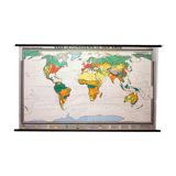 Poster "Vegetation of the Earth" educational board 1959