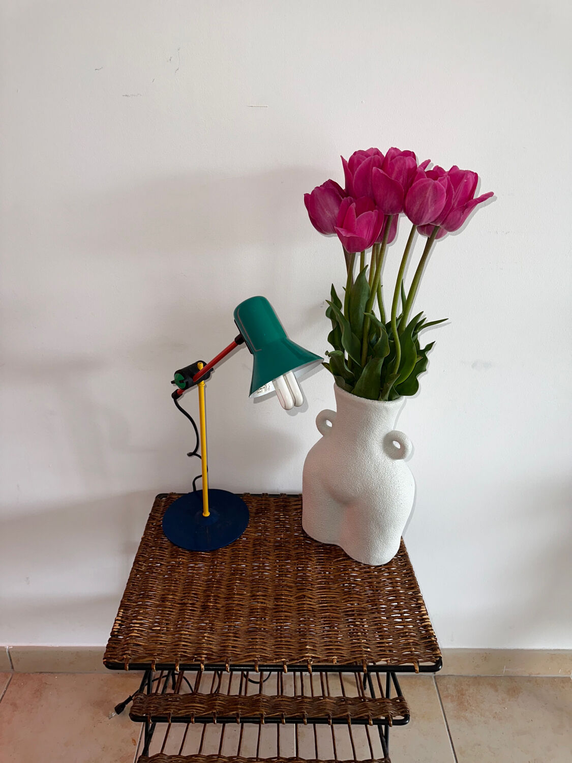 Vintage veneta lumi lamp