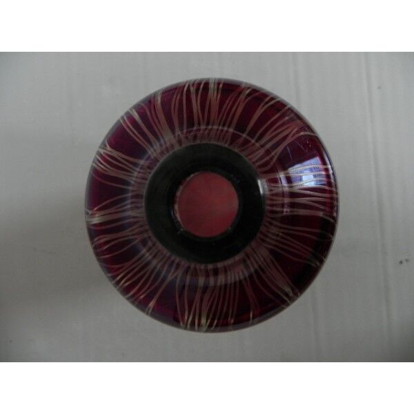 Vase vintage glass with small opening