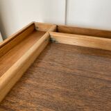 Vintage folding desk in wood and metal – 1960s