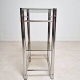 Chrome side table