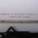 Machine à écrire facit 1600