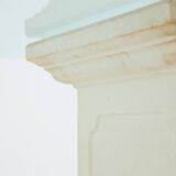 MK10238 Glass and concrete coffee table