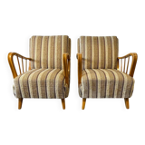Set of 2 vintage armchairs / cocktail chairs / individual seats