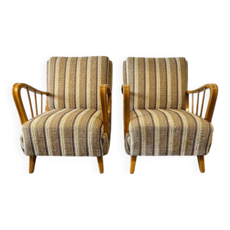 Set of 2 vintage armchairs / cocktail chairs / individual seats