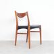 Teak and leather chairs by Arne Wahl Iversen for Glyngøre Stolefabrik, 1960