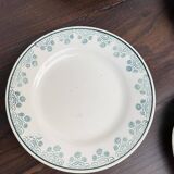 Set of 11 mismatched Terre de Fer plates